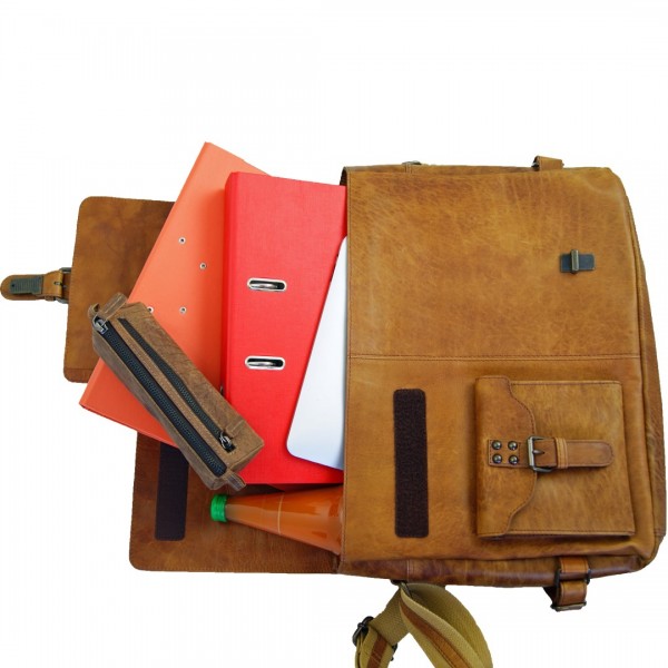 Braune Umhängetasche aus Leder 1505 Braune Umhängetasche aus Leder 1505