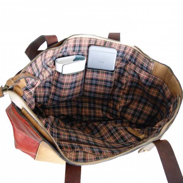 Damen Schultertasche Leder braun mit Handytasche 471 Damen Schultertasche Leder braun mit Handytasche 471