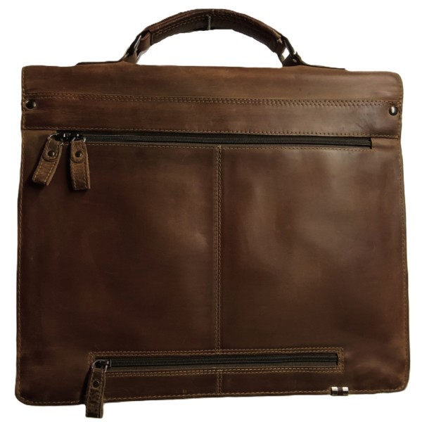 Große Aktentasche HEDIN aus Weideland-Leder - mit leichten Gebrauchsspuren Große Aktentasche HEDIN aus Weideland-Leder - mit leichten Gebrauchsspuren
