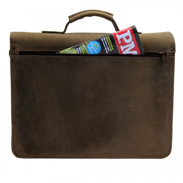 Aktentasche Herren Rückseite Reißverschlussfach 386-280 Aktentasche Herren Rückseite Reißverschlussfach 386-280