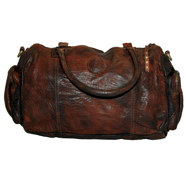 LandLeder Damen-Henkeltasche Businesstasche TORONTO aus braunem BIO-Leder LandLeder Damen-Henkeltasche Businesstasche TORONTO aus braunem BIO-Leder