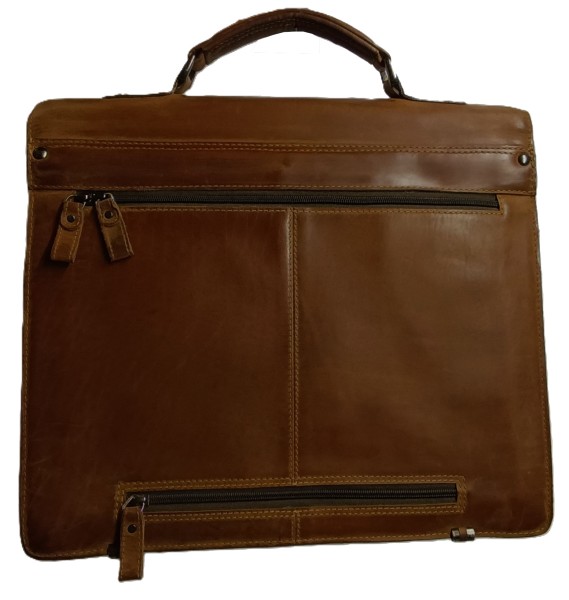 Große Aktentasche HEDIN aus Weideland-Leder - 2.Wahl Große Aktentasche HEDIN aus Weideland-Leder - 2.Wahl