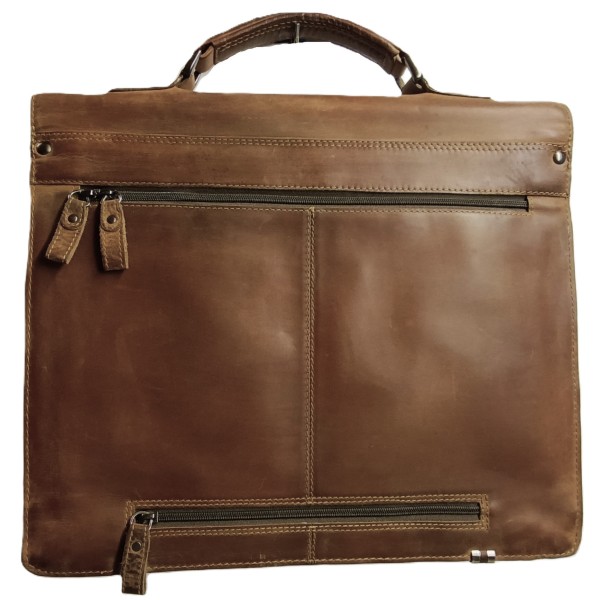 Große Aktentasche HEDIN aus Weideland-Leder - mit leichten Gebrauchspuren Große Aktentasche HEDIN aus Weideland-Leder - mit leichten Gebrauchspuren