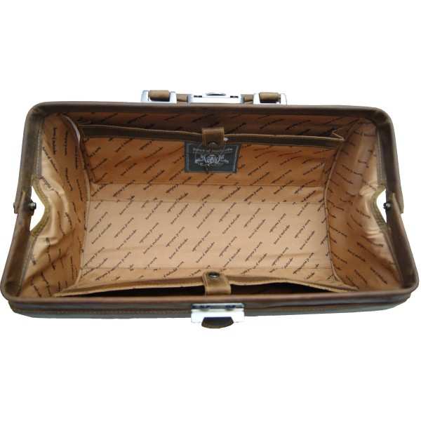 Arzttasche Schweitzer aus braunem Leder Arzttasche Schweitzer aus braunem Leder