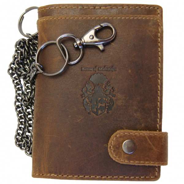 Geldbörse Bloomberg aus braunem Leder Geldbörse Bloomberg aus braunem Leder