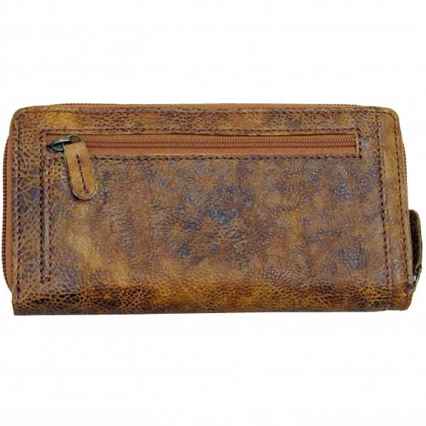 Damenbörse ASTOR aus braunem Leder Damenbörse ASTOR aus braunem Leder