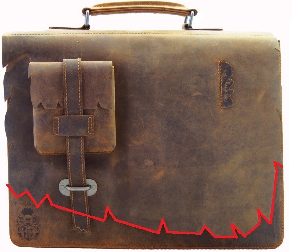 Aktentasche Shatterhand mit spezieller Klappe Aktentasche-Shatterhand-Deckelform-f