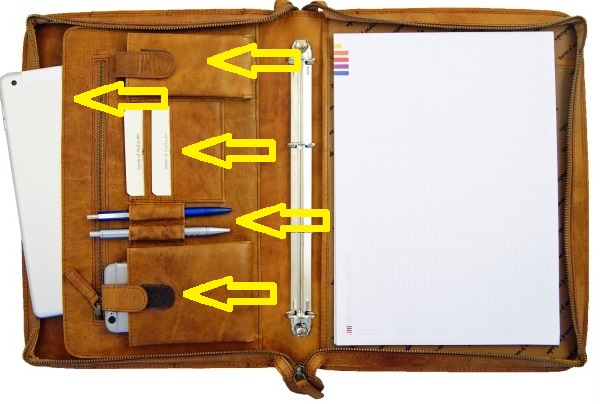 Konferenzmappen Ringbuchmappen mit Innenorganizer Konferenzmappe Ringbuchmappe Innenorganizer