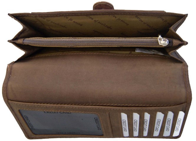 Portemonnaie Herren Leder Innen