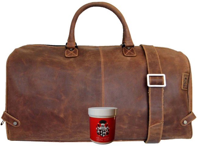 Reisetasche Leder braun herren Kolumbus