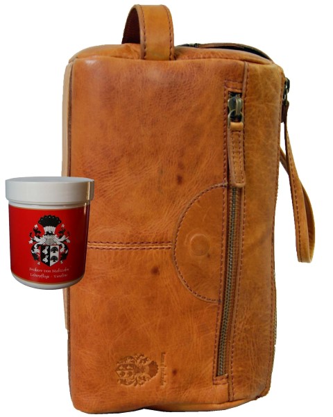 Waschtasche Herren Leder zum aufhängen Boone