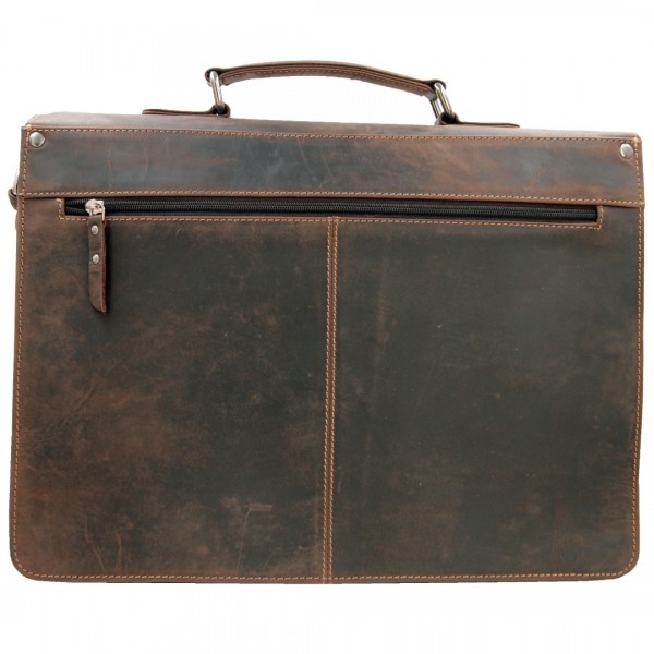 Western Aktentasche Leder braun Rückenfach 251 Western Aktentasche Leder braun Rückenfach 251