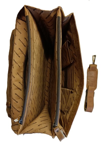 Große Aktentasche HEDIN aus Weideland-Leder - mit leichten Gebrauchspuren Große Aktentasche HEDIN aus Weideland-Leder - mit leichten Gebrauchspuren