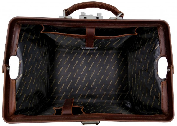 Doktortasche KNEIPP aus braunem Rind Leder Doktortasche KNEIPP aus braunem Rind Leder